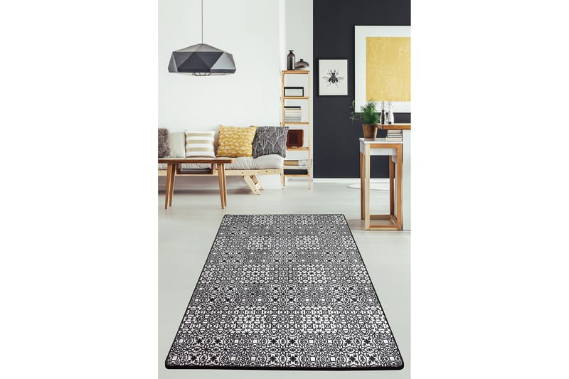 Matte Chilai 100x300 cm - Svart / Hvit - Tekstiler & tepper - Teppe & matte - Moderne matte - Wiltontepper