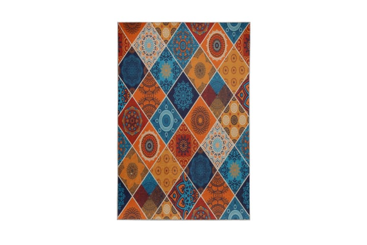 Matte Crosobly 100x150 cm - Flerfarget - Tekstiler & tepper - Teppe & matte - Utendørs tepper - Dørmatte og entrématte