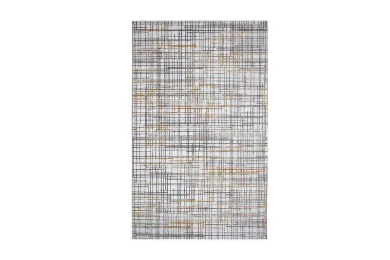 Matte Tacettin 120x170 cm - Gul / Grå - Tekstiler & tepper - Teppe & matte - Moderne matte - Gangmatter