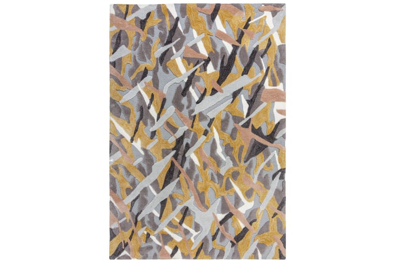 Matte Zest Bark Texture 160x230 cm Gul - Flair Rugs - Tekstiler & tepper - Teppe & matte - Moderne matte - Wiltontepper
