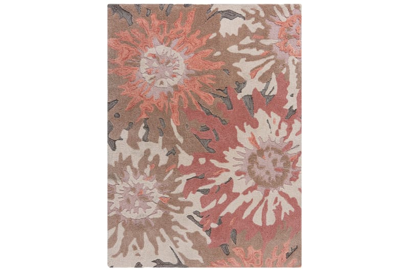Matte Zest Soft Floral 160x230 cm Terracotta