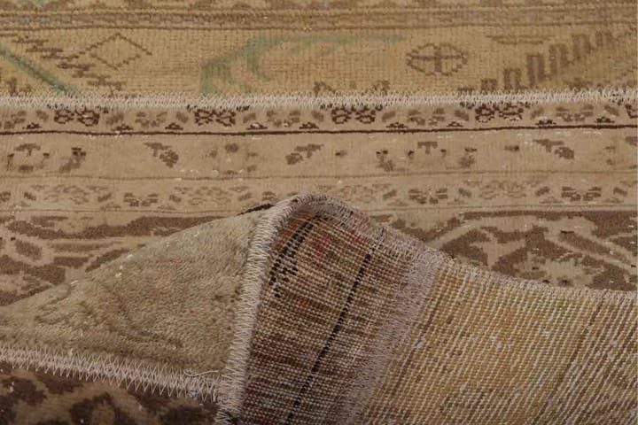 Håndknyttet Lappeteppe Ull/Garn Flerfarget 160x202 cm - Flerfarget - Tekstiler & tepper - Teppe & matte - Orientalske tepper - Patchwork tepper