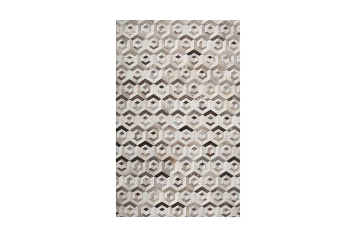 Matte Yenikent 140x200 cm - Lær/Beige/Brun - Tekstiler & tepper - Teppe & matte - Orientalske tepper - Patchwork tepper