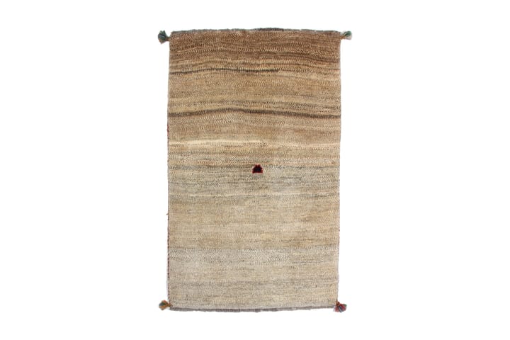 Håndknyttet Gabbeh Shiraz Ull Beige 83x133cm - Beige - Tekstiler & tepper - Teppe & matte - Orientalske tepper