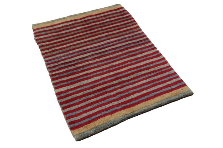 Håndknyttet Gabbeh Shiraz Ull Flerfarget 85x112cm - Flerfarget - Tekstiler & tepper - Teppe & matte - Orientalske tepper