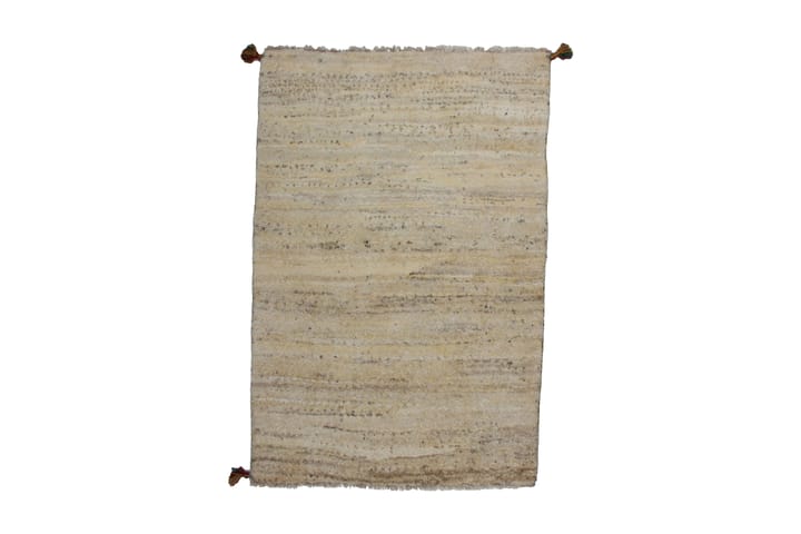Håndknyttet Gabbeh Shiraz Ull Krem/Grå 79x114cm - Grå|Krem - Tekstiler & tepper - Teppe & matte - Orientalske tepper