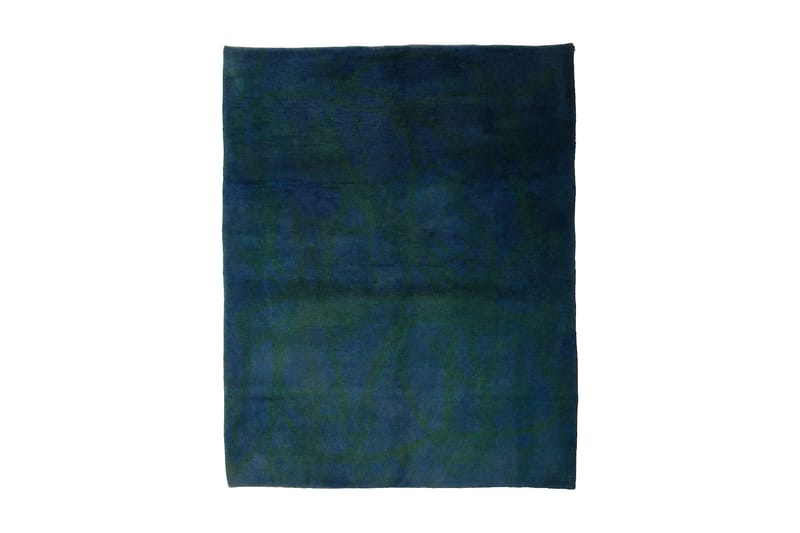 Håndknyttet Gabbeh Shiraz Ull Mørkeblå/Mørkegrønn 152x190 cm - Mørkeblå|Mørkegrønn - Tekstiler & tepper - Teppe & matte - Orientalske tepper