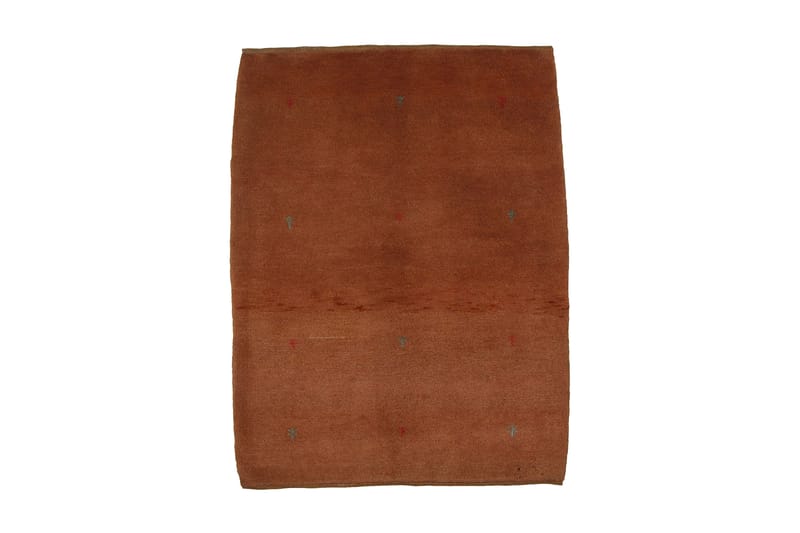 Håndknyttet Gabbeh Shiraz Ull Oransje 105x141cm - Oransje - Tekstiler & tepper - Teppe & matte - Orientalske tepper - Persisk matte
