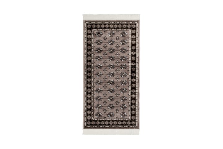 Orientalsk Matte Kashmir 80x450 Viscose - Grå - Tekstiler & tepper - Teppe & matte - Store tepper