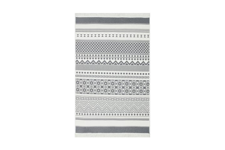 Bomullsmatte Eko Hali 80x300 cm - Grå / Hvit - Tekstiler & tepper - Teppe & matte - Orientalske tepper