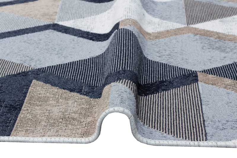 Inngangsmatte Caleban 80x150 cm - Beige/Svart/Hvit/Bomull - Tekstiler & tepper - Teppe & matte - Små tepper