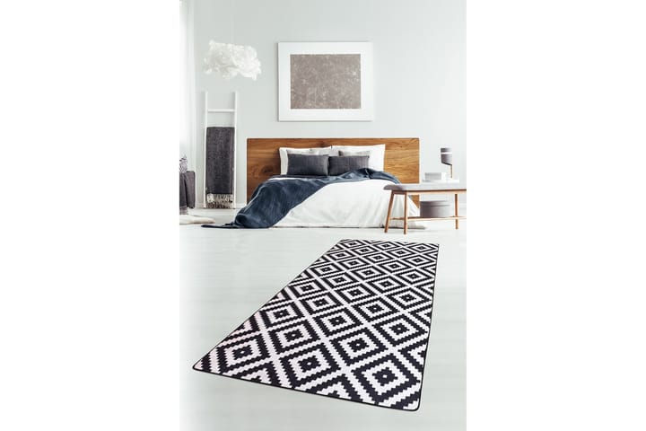 Matte Chilai 80x120 cm - Svart / Hvit - Tekstiler & tepper - Teppe & matte - Små tepper