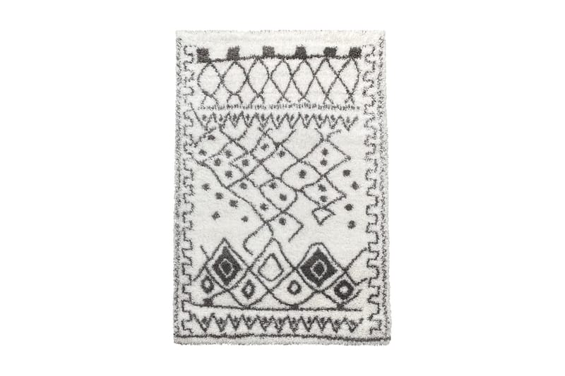 Matte Rubinas 80x150 cm - Hvit/Grå - Tekstiler & tepper - Teppe & matte - Små tepper