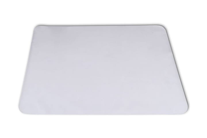 Gulvmatte for beskyttelse av laminat/teppe 90 cm x 90 cm - Hvit - Tekstiler & tepper - Teppe & matte - Spesialmatte - Gulvbeskyttelse