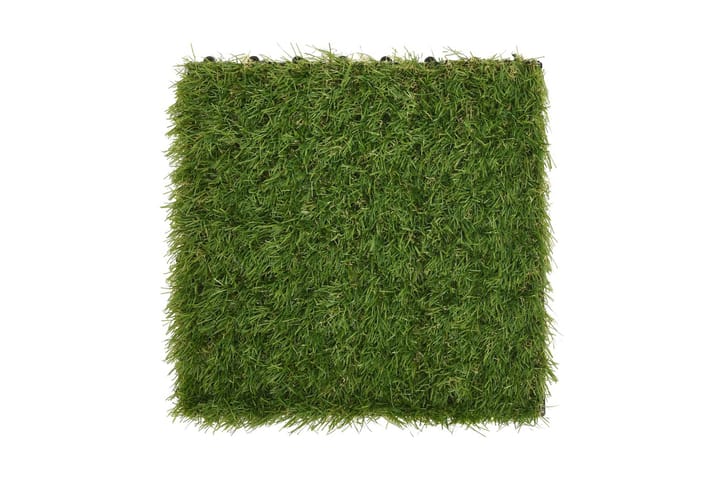 Kunstige gressmatter 22 stk grønn 30x30 cm - grønn - Tekstiler & tepper - Teppe & matte - Spesialmatte - Nålefiltmatter & kunstgressmatter
