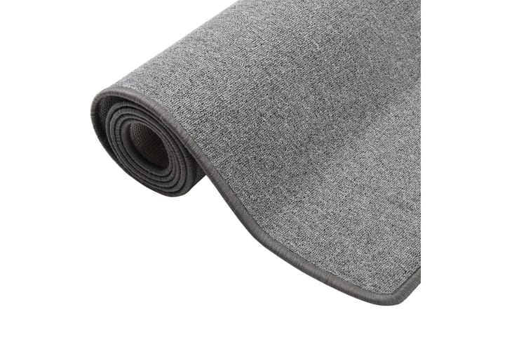 Teppeløper mørkegrå 50x250 cm - Grå - Tekstiler & tepper - Teppe & matte - Spesialmatte - Trappetrinnstepper