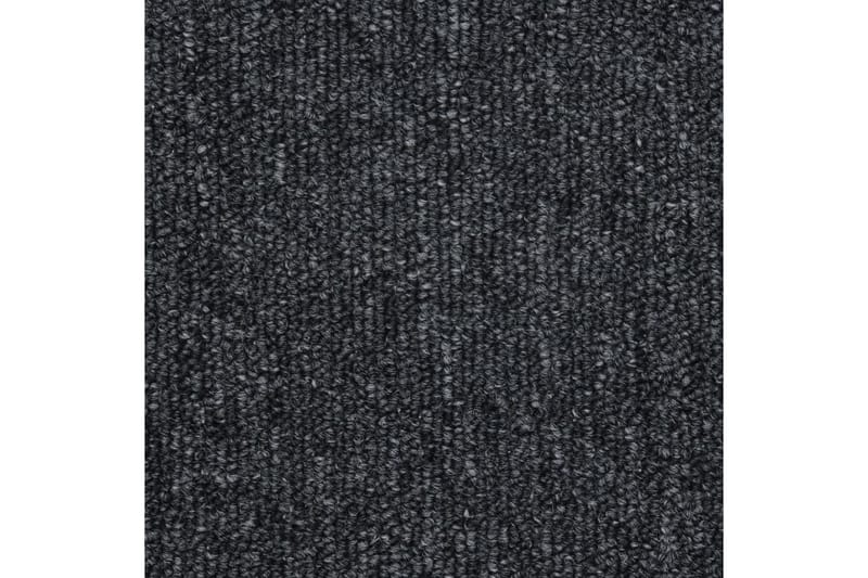 Trappematte antrasitt 15 stk 65x24x4 cm - Grå - Tekstiler & tepper - Teppe & matte - Spesialmatte - Trappetrinnstepper