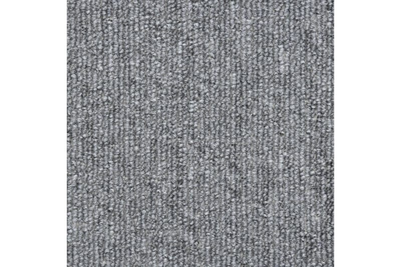 Trappematter 10 stk 65x28 cm lysegrå - Grå - Tekstiler & tepper - Teppe & matte - Spesialmatte - Trappetrinnstepper