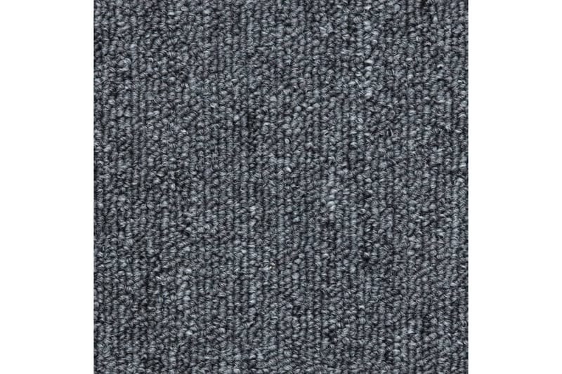 Trappematter mørk grå 15 stk 65x24x4 cm - Grå - Tekstiler & tepper - Teppe & matte - Spesialmatte - Trappetrinnstepper