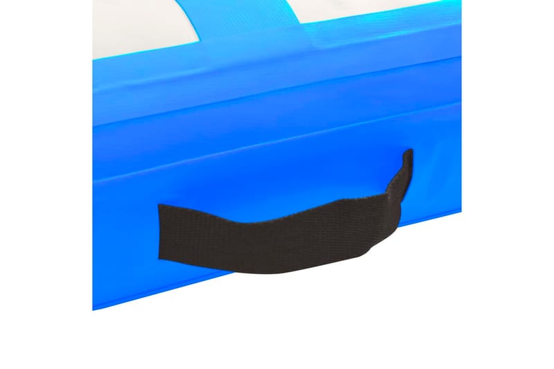 Oppblåsbar gymnastikkmatte med pumpe 60x100x10 cm PVC blå - Blå - Tekstiler & tepper - Teppe & matte - Spesialmatte - Yogamatte