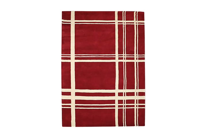 Håndflettet Matte Hanoi 200x300 - Rød - Tekstiler & tepper - Teppe & matte - Moderne matte - Ullteppe