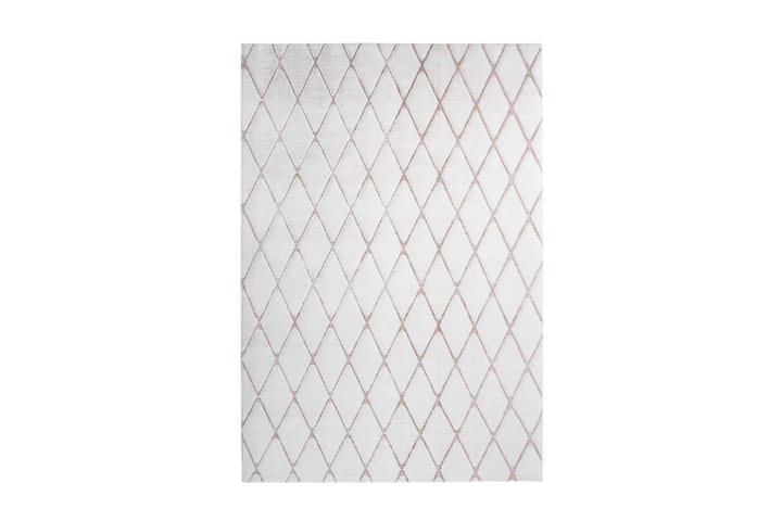 Matte Deramsle Ko 160x230 cm Hvit/Rosa - D-Sign - Tekstiler & tepper - Teppe & matte