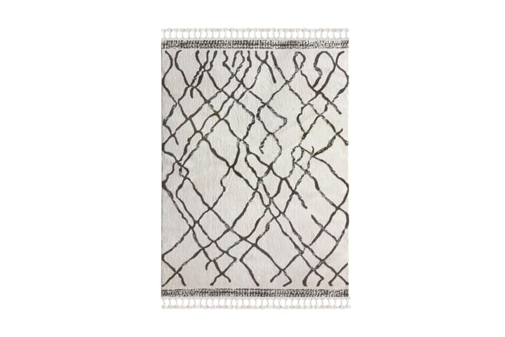 Matte Tacettin 160x230 cm - Hvit / Brun - Tekstiler & tepper - Teppe & matte - Store tepper