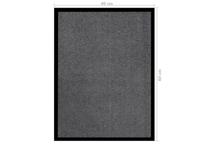 Dørmatte antrasitt 40x60 cm - Antrasittgrå - Tekstiler & tepper - Teppe & matte - Utendørs tepper - Dørmatte og entrématte