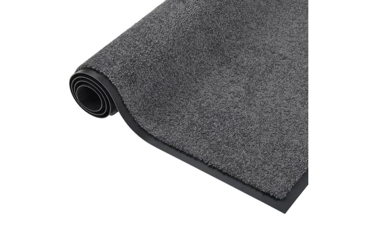 Dørmatte antrasitt 60x80 cm - Antrasittgrå - Tekstiler & tepper - Teppe & matte - Utendørs tepper - Dørmatte og entrématte