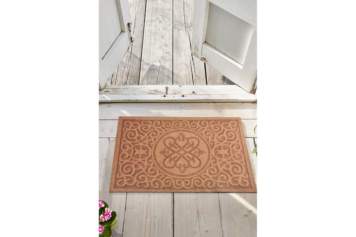 Dørmatte Audrissa 40x60 cm - Flerfarget - Tekstiler & tepper - Teppe & matte - Utendørs tepper - Dørmatte og entrématte