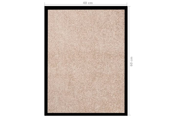Dørmatte beige 40x60 cm - Beige - Tekstiler & tepper - Teppe & matte - Utendørs tepper - Dørmatte og entrématte
