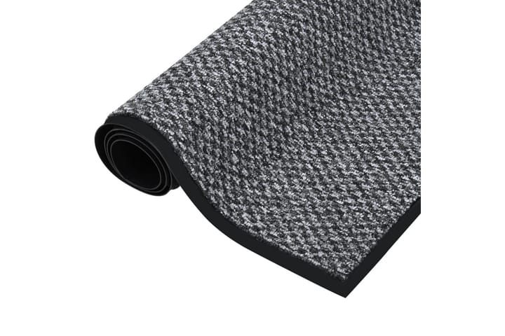Dørmatte grå 90x150 cm - Grå - Tekstiler & tepper - Teppe & matte - Utendørs tepper - Dørmatte og entrématte
