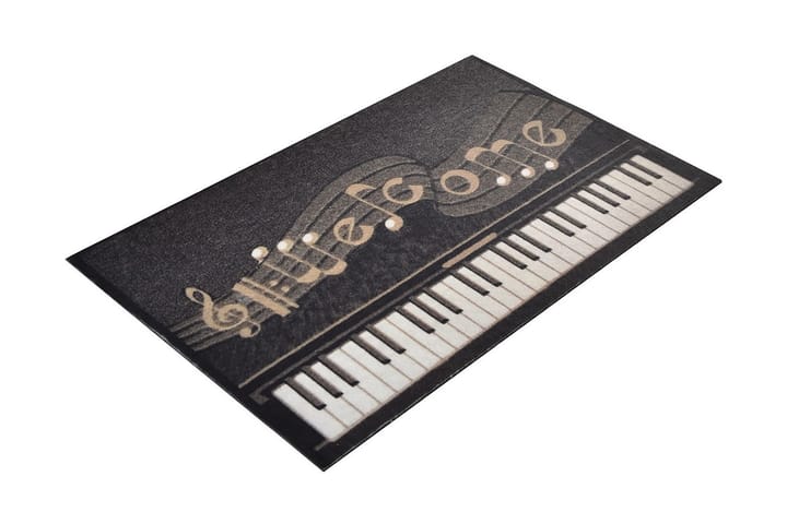 Dørmatte Piyano 45x70 cm - Flerfarget - Tekstiler & tepper - Teppe & matte - Utendørs tepper - Dørmatte og entrématte