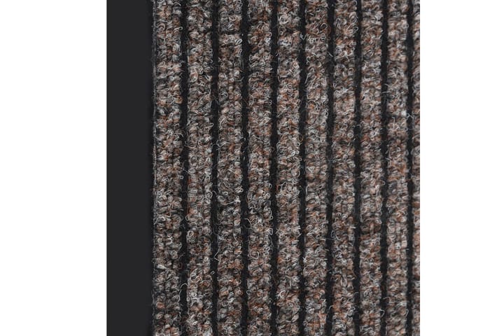 Dørmatte stripet beige 60x80 cm - Beige - Tekstiler & tepper - Teppe & matte - Utendørs tepper - Dørmatte og entrématte