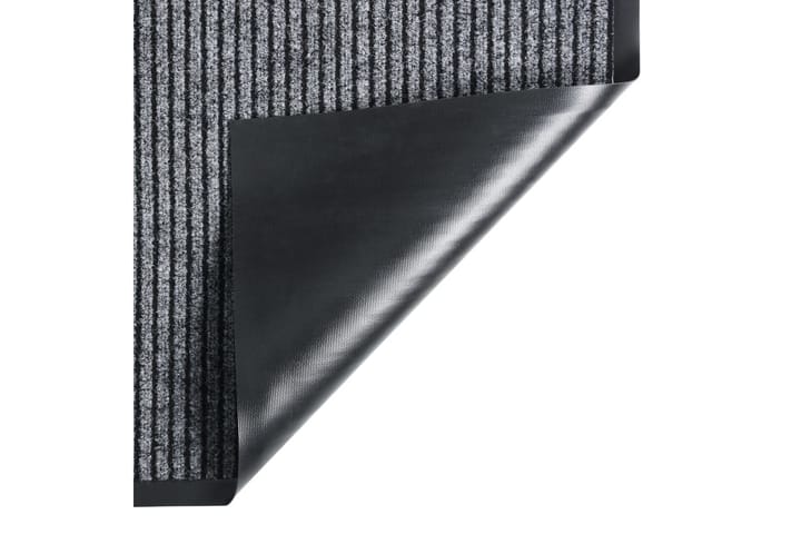 Dørmatte stripet grå 80x120 cm - Grå - Tekstiler & tepper - Teppe & matte - Utendørs tepper - Dørmatte og entrématte