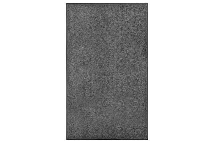 Dørmatte vaskbar antrasitt 90x150 cm - Antrasittgrå - Tekstiler & tepper - Teppe & matte - Utendørs tepper - Dørmatte og entrématte
