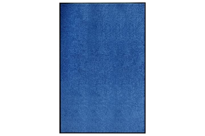Dørmatte vaskbar blå 120x180 cm - Blå - Tekstiler & tepper - Teppe & matte - Moderne matte - Ullteppe