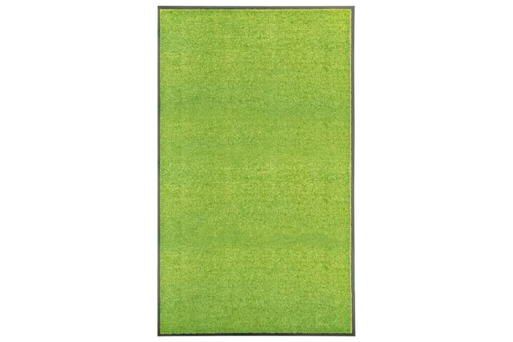 Dørmatte vaskbar grønn 90x150 cm - grønn - Tekstiler & tepper - Teppe & matte - Utendørs tepper - Dørmatte og entrématte
