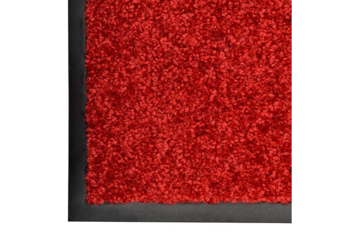 Dørmatte vaskbar rød 60x180 cm - Rød - Tekstiler & tepper - Teppe & matte - Utendørs tepper - Dørmatte og entrématte