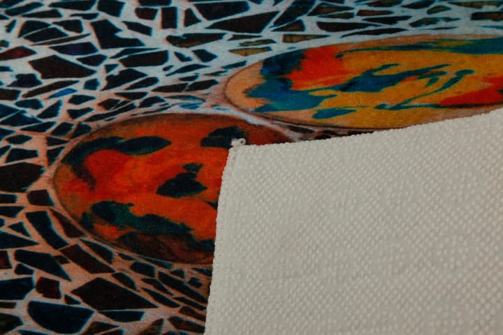 Inngangsmatte Gezira 80x200 cm - Flerfarget - Tekstiler & tepper - Teppe & matte - Utendørs tepper - Dørmatte og entrématte