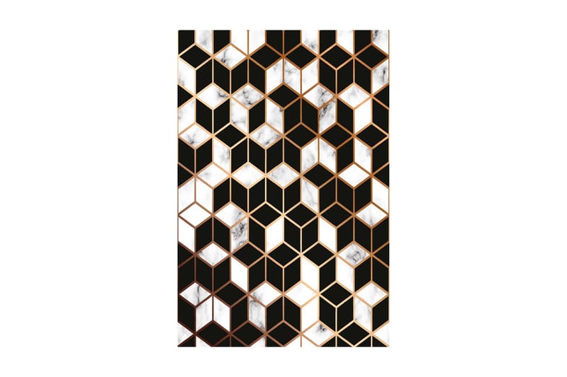 Inngangsmatte Narinsah 80x200 cm - Flerfarget - Tekstiler & tepper - Teppe & matte - Moderne matte - Wiltontepper