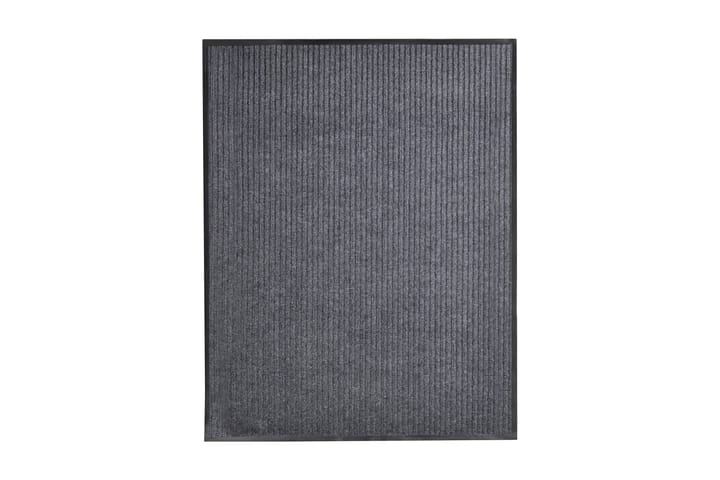 PVC Dørmatter 2 stk grå 90x60 cm - Grå - Tekstiler & tepper - Teppe & matte - Utendørs tepper - Dørmatte og entrématte