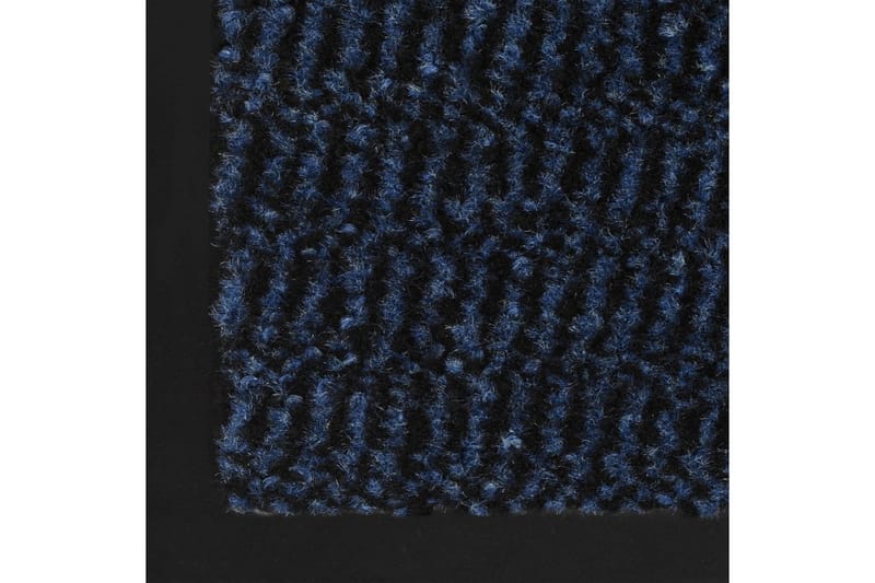 Støvkontroll matte rektangulӕr tuftet 40x60 cm blå - Blå - Tekstiler & tepper - Teppe & matte - Utendørs tepper - Dørmatte og entrématte