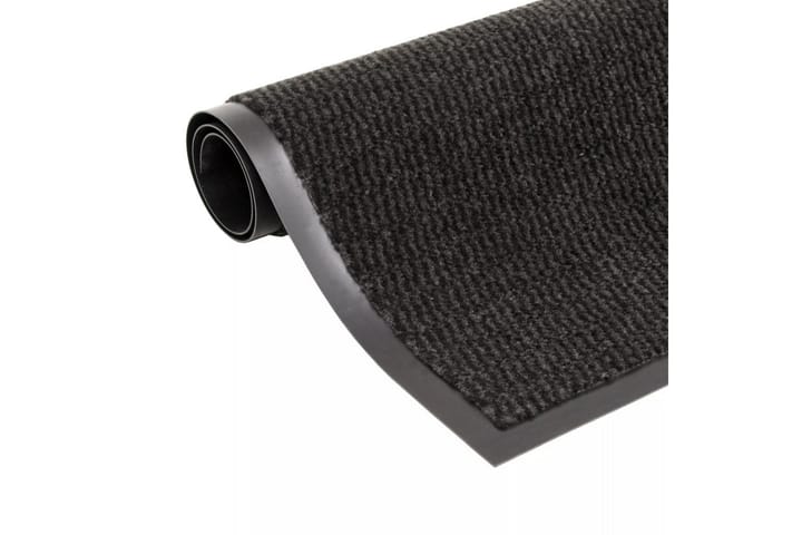 Støvkontroll matte rektangulӕr tuftet 60x90 cm svart - Svart - Tekstiler & tepper - Teppe & matte - Utendørs tepper - Dørmatte og entrématte