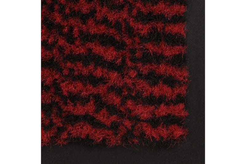 Støvkontroll matte rektangulӕr tuftet 90x150 cm rød - Rød - Tekstiler & tepper - Teppe & matte - Utendørs tepper - Dørmatte og entrématte