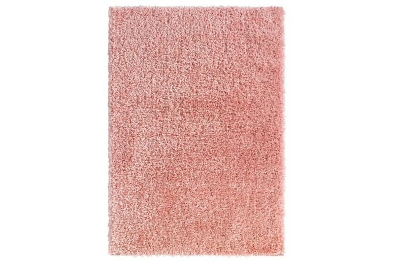 Flossteppe med høy luv rosa 120x170 cm 50 mm - Rosa - Hagemøbler & utemiljø - Balkong & terrasse - Balkonggulv - Plastmatte balkong