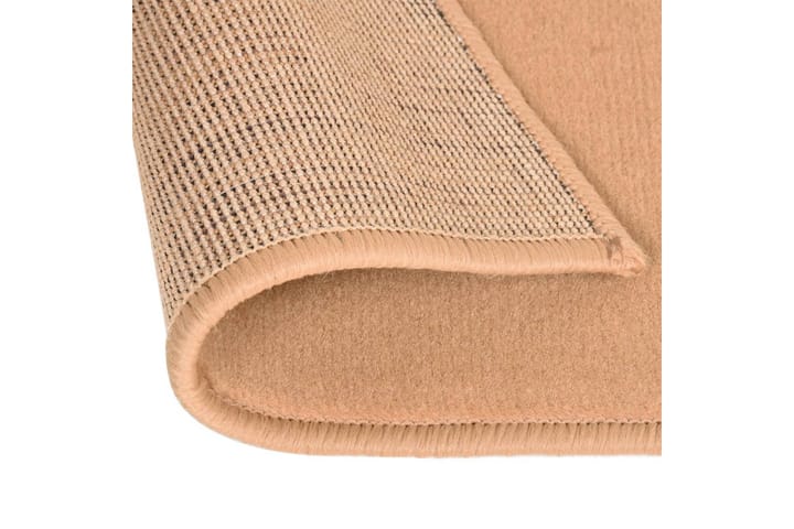 Gulvteppe BCF beige 80x150 cm - Beige - Tekstiler & tepper - Teppe & matte - Utendørs tepper - Plasttepper