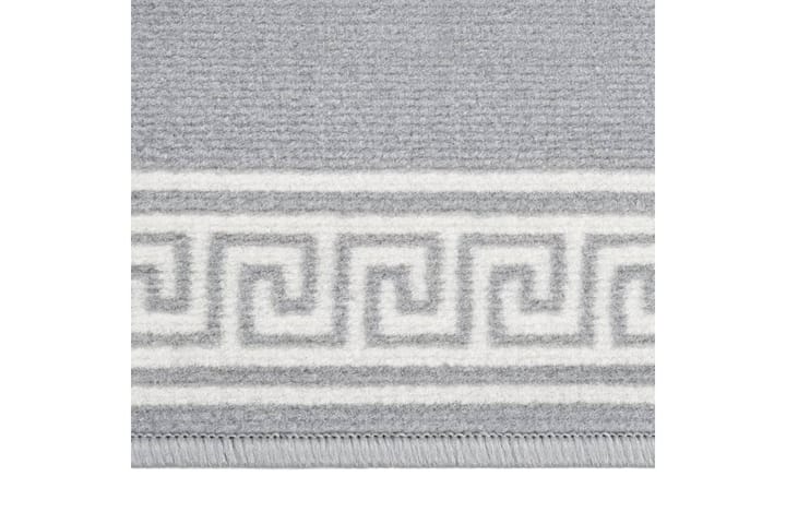 Gulvteppe BFC grå med motiv 80x200 cm - Grå - Tekstiler & tepper - Teppe & matte - Utendørs tepper - Plasttepper