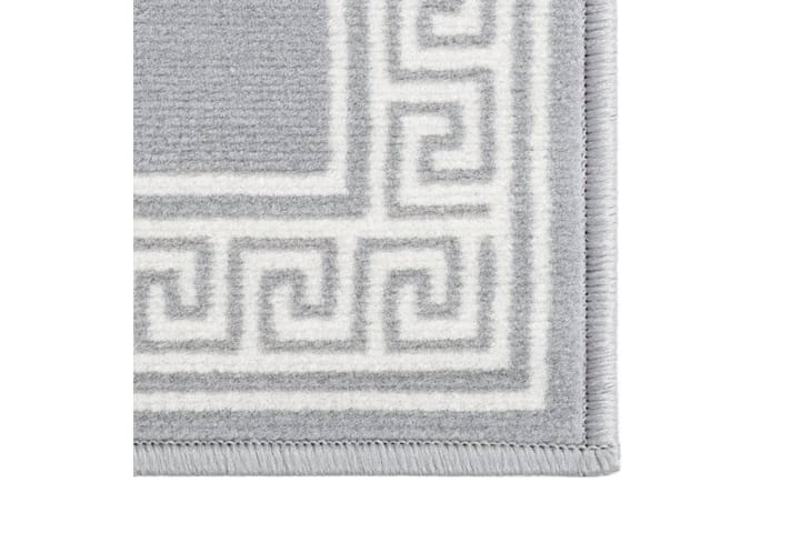 Gulvteppe BFC grå med motiv 80x350 cm - Grå - Tekstiler & tepper - Teppe & matte - Utendørs tepper