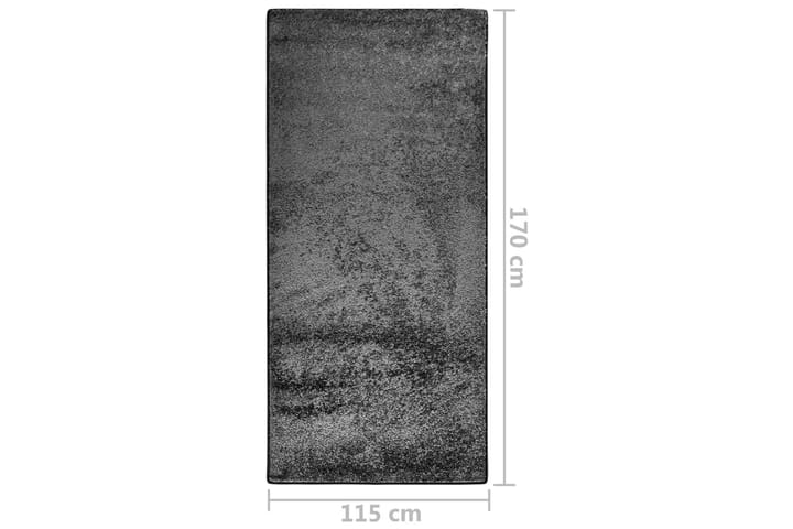 Mykt luvteppe 115x170 cm sklisikker grå - Grå - Tekstiler & tepper - Teppe & matte - Utendørs tepper - Plasttepper